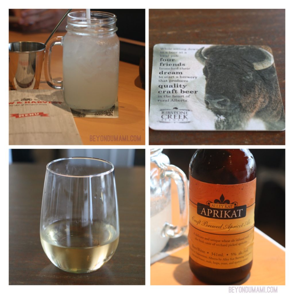 local brews and wines at P&H