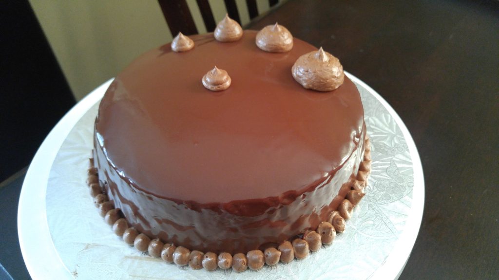 the Duchess bakesshop duke cake that I made for Dan's birthday